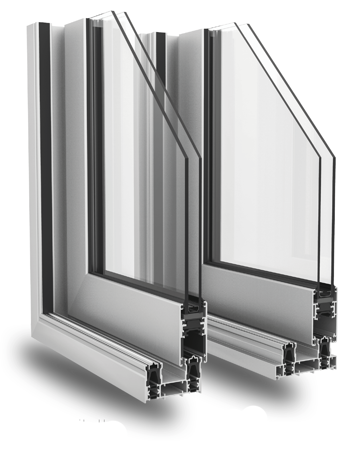 Sezione del sistema Linea 70 — Comfort